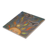 Hoofd in de lucht tegeltje (Zijkant)