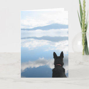 Hoofd in de wolken - Blank binnen Kaart