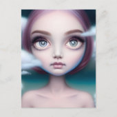 Hoofd in de wolken briefkaart (Voorkant)