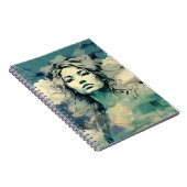 Hoofd in het Clouds Notitieboek Journal (Rechterzijde)
