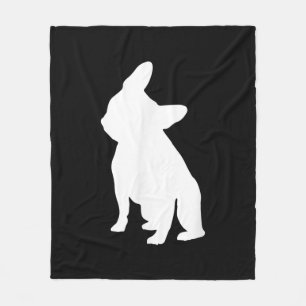 Hoofd kantelapparaat Frenchie Head Bulldog Lover G Fleece Deken