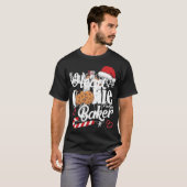 Hoofd kerst van Cookie Baker T-shirt (Voorkant volledig)