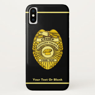 Hoofd Keukenpolitie-badge iPhone X Hoesje