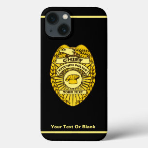 Hoofd Keukenpolitie-badge iPhone 13 Hoesje