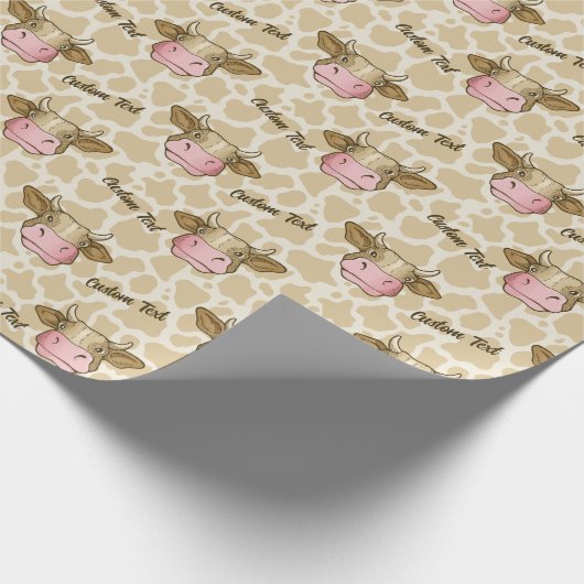 Hoofd koe cadeaupapier (Hoek)