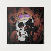 Hoofd Koning. Canvas, muurkunst, poster Wandkleed (Voorkant)