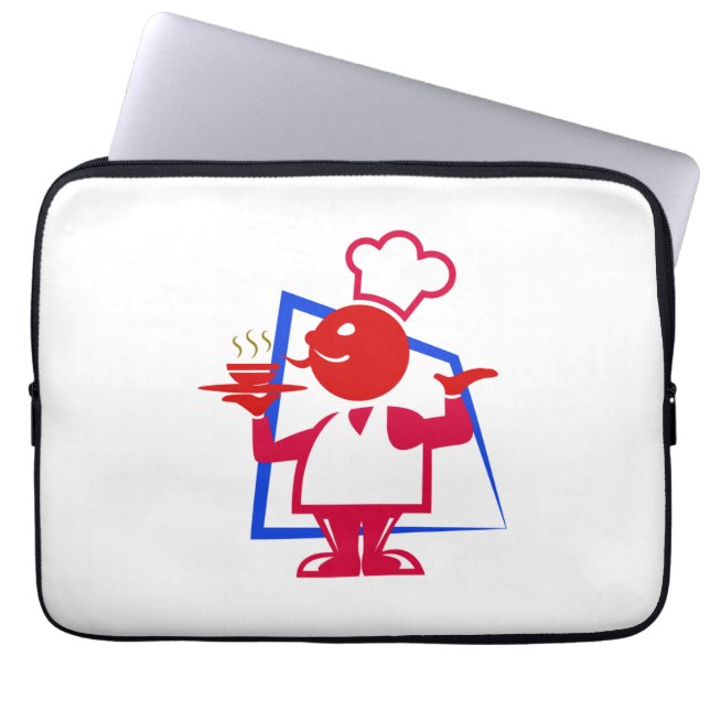 Hoofd Laptop Sleeve (Voorkant)