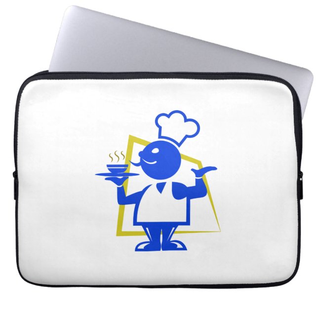 Hoofd Laptop Sleeve (Voorkant)