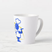 Hoofd Latte Mok (Rechterhoek)
