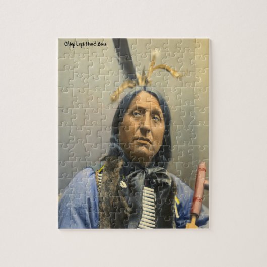 Hoofd Linkerhand Beer Legpuzzel (Verticaal)