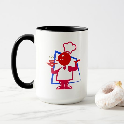 Hoofd Mok (Met donut)