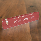 Hoofd Naambordje (Zijkant)