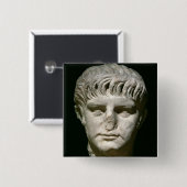 Hoofd Nero Vierkante Button 5,1 Cm (Voorkant /achterkant)