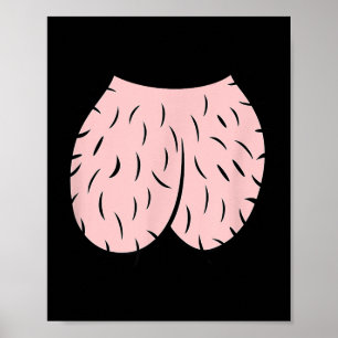 Hoofd Noten Mannen Grappige grap Halloween Kostuum Poster