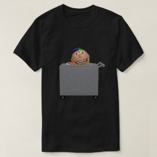 Hoofd op een bord op kar (zonder deksel) T-shirt 