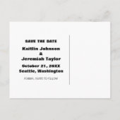 Hoofd over Heels sparen het Briefkaart van de Datu (Achterkant)