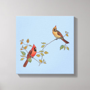 Hoofd Paar Canvas Afdruk