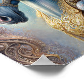 Hoofd Paard - 02 - Fantasy Art Poster (Hoek)