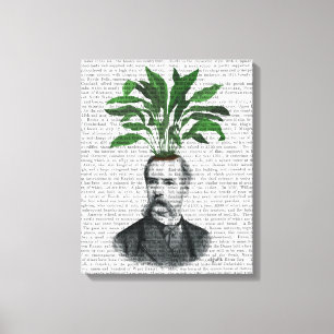 Hoofd Plant Canvas Afdruk