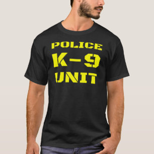 Hoofd politie K-9 Kleine Dog Handler T-shirt