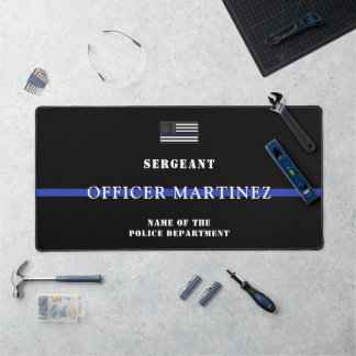 Hoofd politie politie politie politie op maat-dun bureaumat