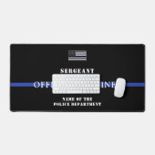 Hoofd politie politie politie politie op maat-dun bureaumat (Keyboard & Muis)