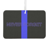 Hoofd politie Thin Blue Line Luchtverfrisser (Achterkant)