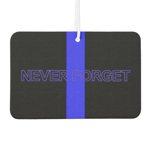 Hoofd politie Thin Blue Line Luchtverfrisser (Voorkant)