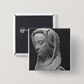 Hoofd Prudence Vierkante Button 5,1 Cm (Voorkant /achterkant)