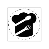 Hoofd Rubberstempel (Afrduk)