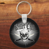 Hoofd Skull 4: Killer Chef Sleutelhanger (Voorkant)