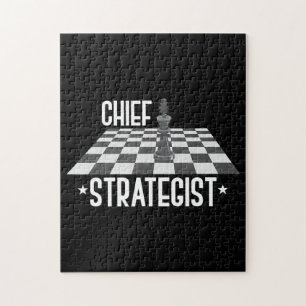Hoofd strateeg Chess Ik win altijd dit spel Legpuzzel
