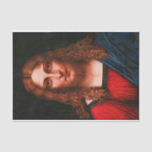 Hoofd van Christus de Verlosser door Salai Tissuepapier