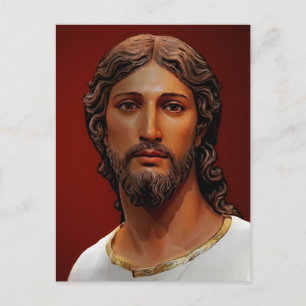 Hoofd van Christus door Mark Edward Westerfield na Briefkaart