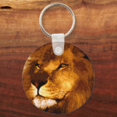 Hoofd van de African Lion Sleutelhanger (Voorkant)
