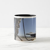 Hoofd van de Amerikaanse luchtmacht Tweekleurige Koffiemok (Center)