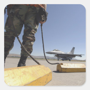 Hoofd van de Amerikaanse luchtmacht Vierkante Sticker