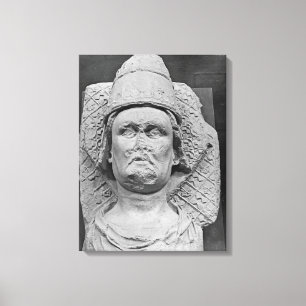 Hoofd van de Antipope Clement VII Canvas Afdruk