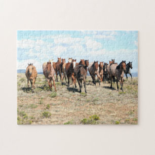 Hoofd van de bek van paardenpuzzel legpuzzel