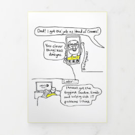 Hoofd van de comms kaart