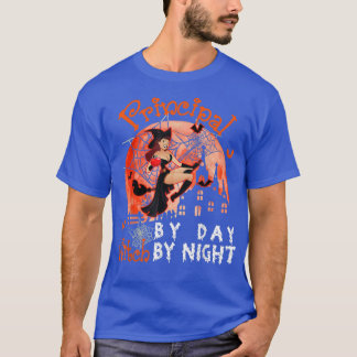 Hoofd van de dag van de heks van de nacht van de h t-shirt