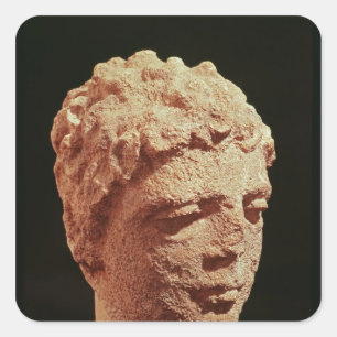Hoofd van de Diviniteit Vierkante Sticker