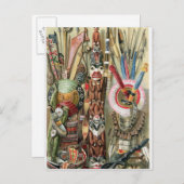 Hoofd van de gemeente Loango Briefkaart (Voorkant / Achterkant)