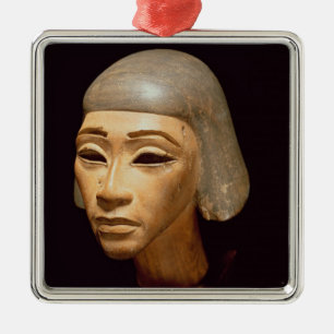 Hoofd van de Harpist, van Tell El-Amarna, c.1370-1 Metalen Ornament