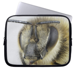 Hoofd van de honingbij laptop sleeve