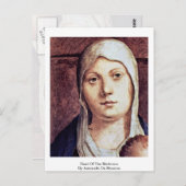 Hoofd van de Madonna van Antonello da Messina Briefkaart (Voorkant / Achterkant)