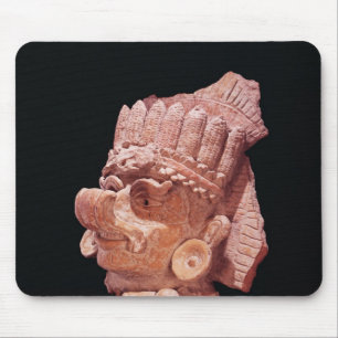 Hoofd van de Maismaisgod, Oaxaca, c.500 AD Muismat