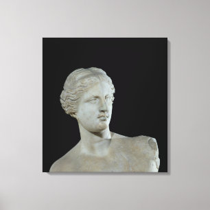 Hoofd van de Venus de Milo, c.100 BC Canvas Afdruk