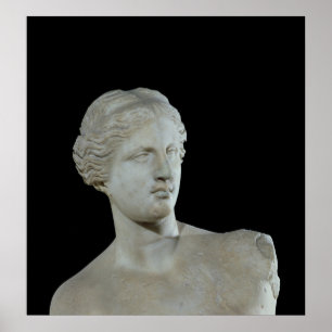 Hoofd van de Venus de Milo, c.100 BC Poster