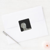 Hoofd van de Venus de Milo, c.100 BC Vierkante Sticker (Envelop)
